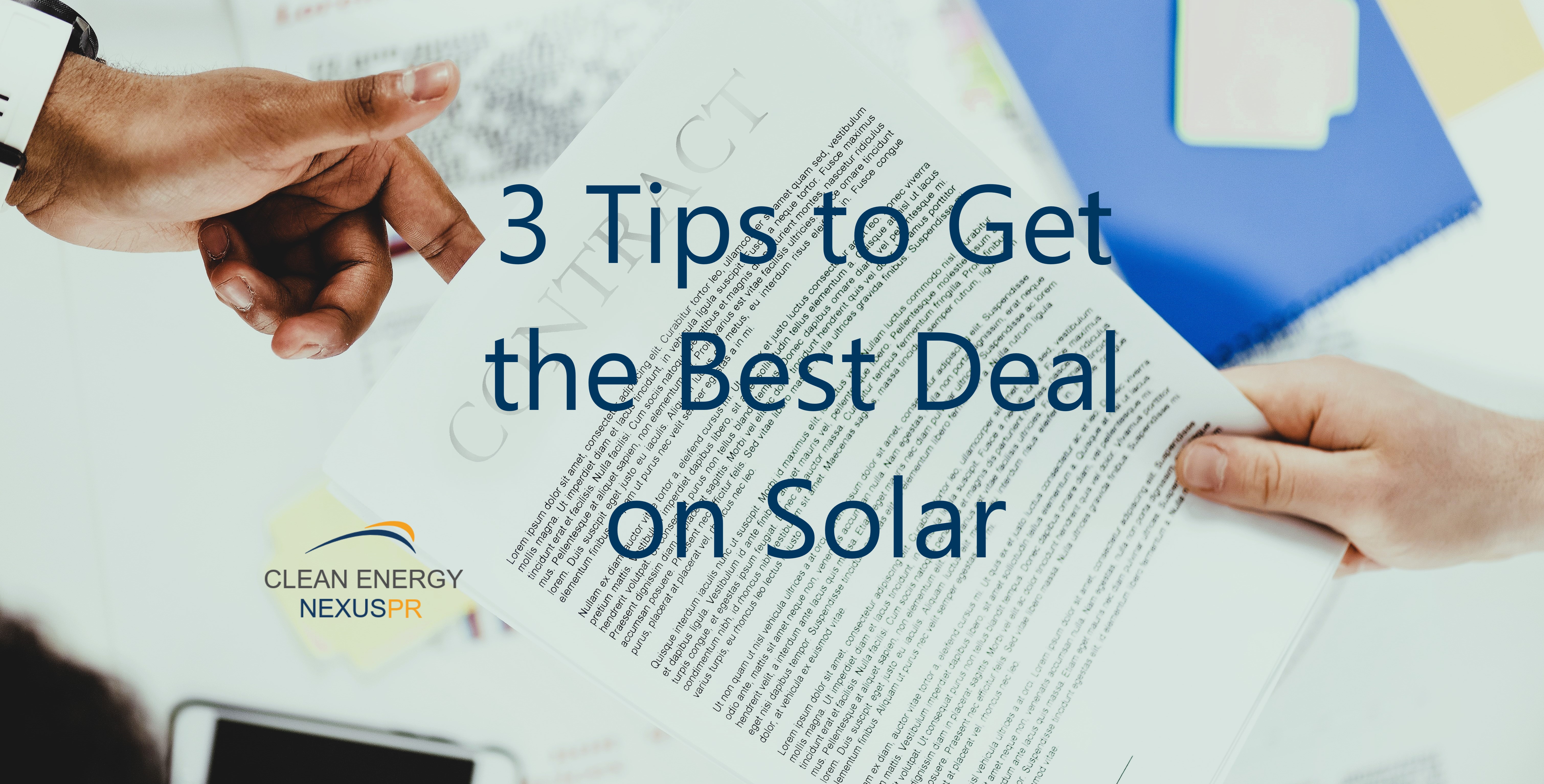 3 Tips to Get the Best Deal on Solar