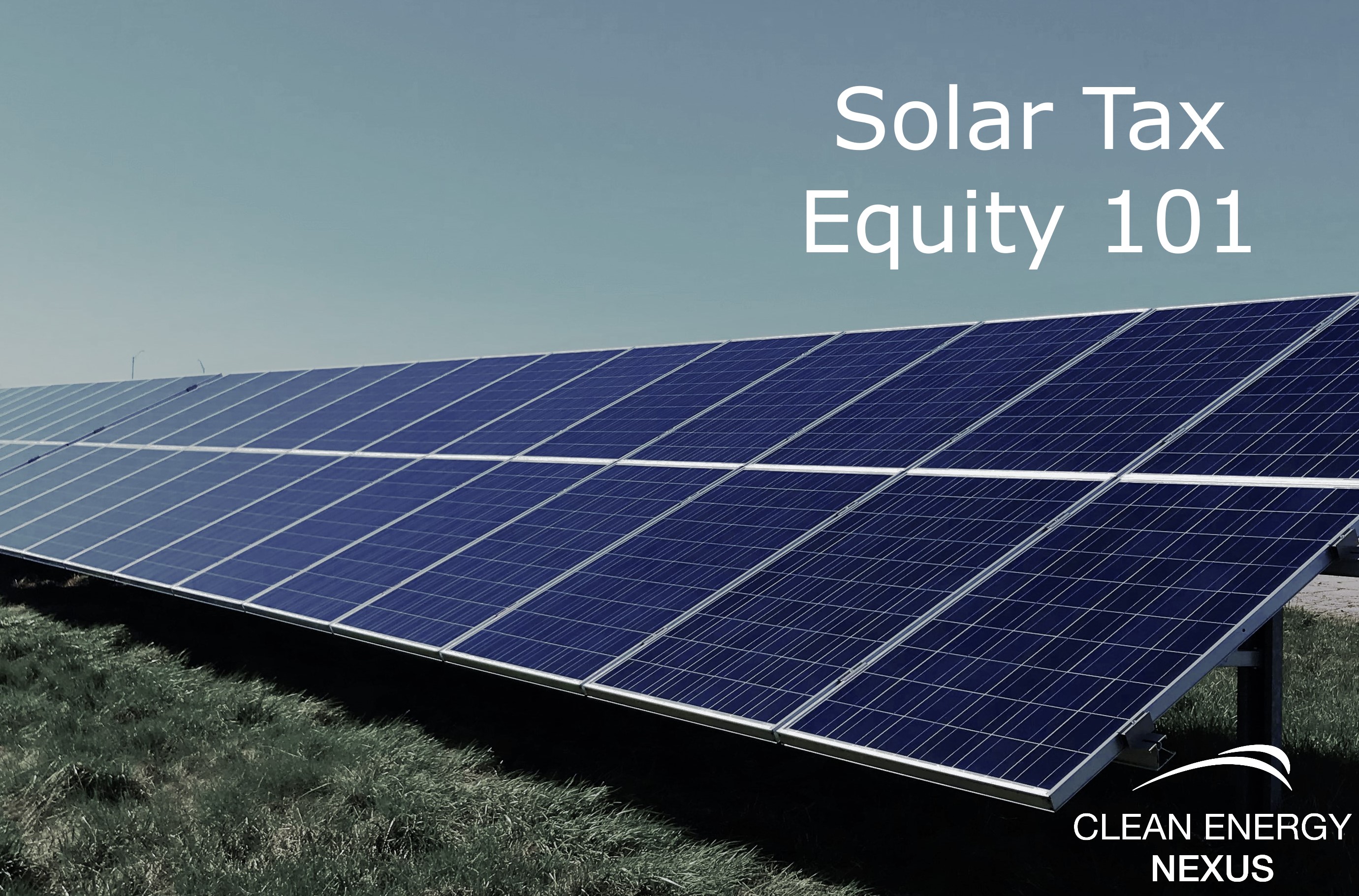 Solar Tax Equity 101